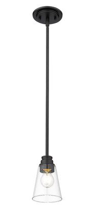 Annora 1 Light 5.5" Pendant in Matte Black