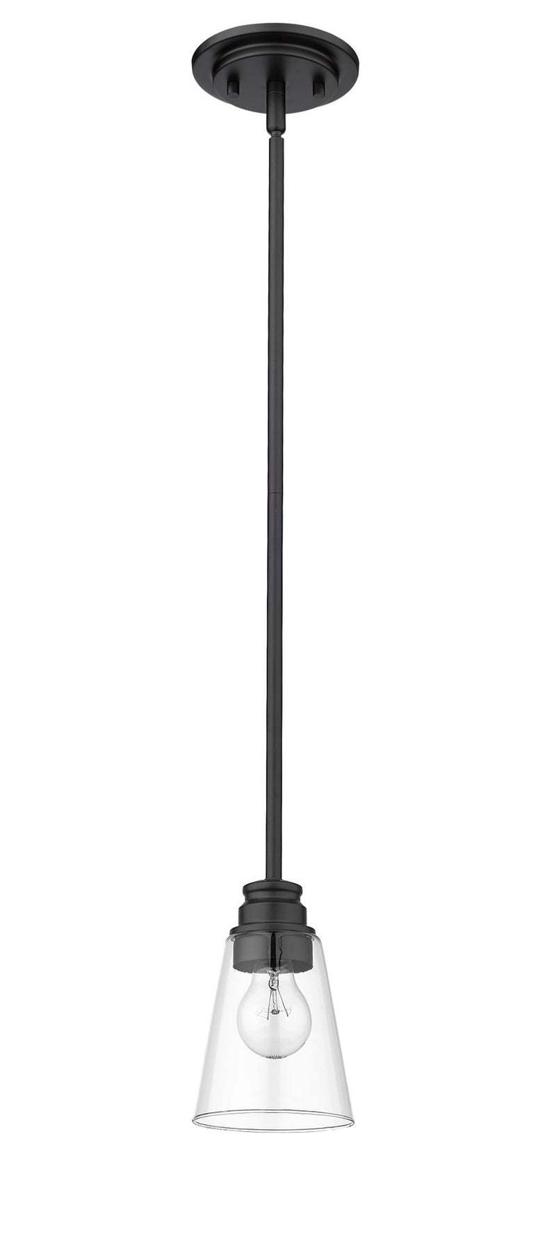 Annora 1 Light 5.5" Pendant in Matte Black
