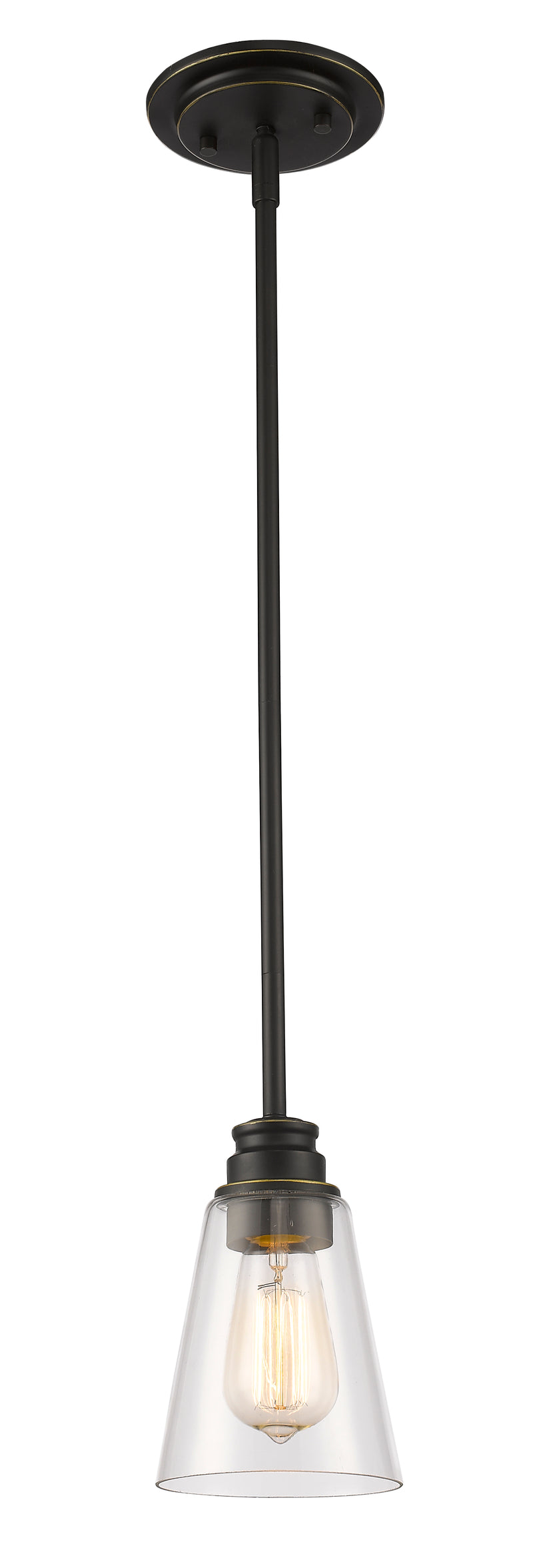 Annora 1 Light 5.5" Pendant in Olde Bronze