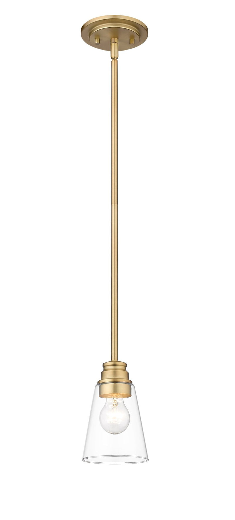 Annora 1 Light 5.5" Pendant in Olde Brass