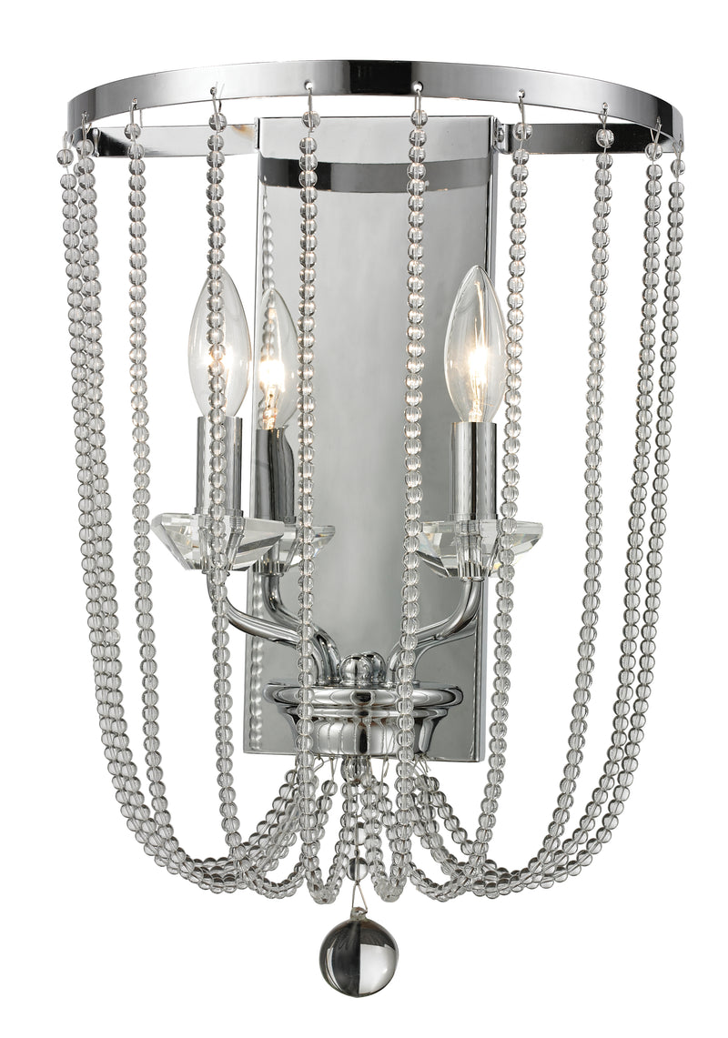 Serenade 2 Light 12" Wall Sconce in Chrome