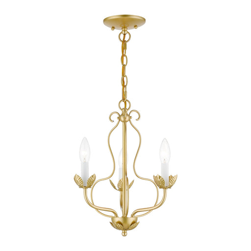 Katarina 3-Light Chandelier in Soft Gold