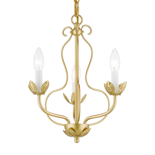Katarina 3-Light Chandelier in Soft Gold