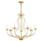 Katarina 7-Light Chandelier in Soft Gold