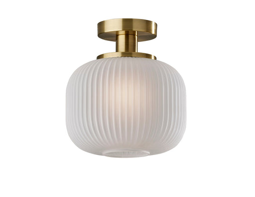 Hazel Flush Mount in Antique Brass