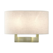 Ada 2-Light Medium ADA Wall Sconce in Antique Brass
