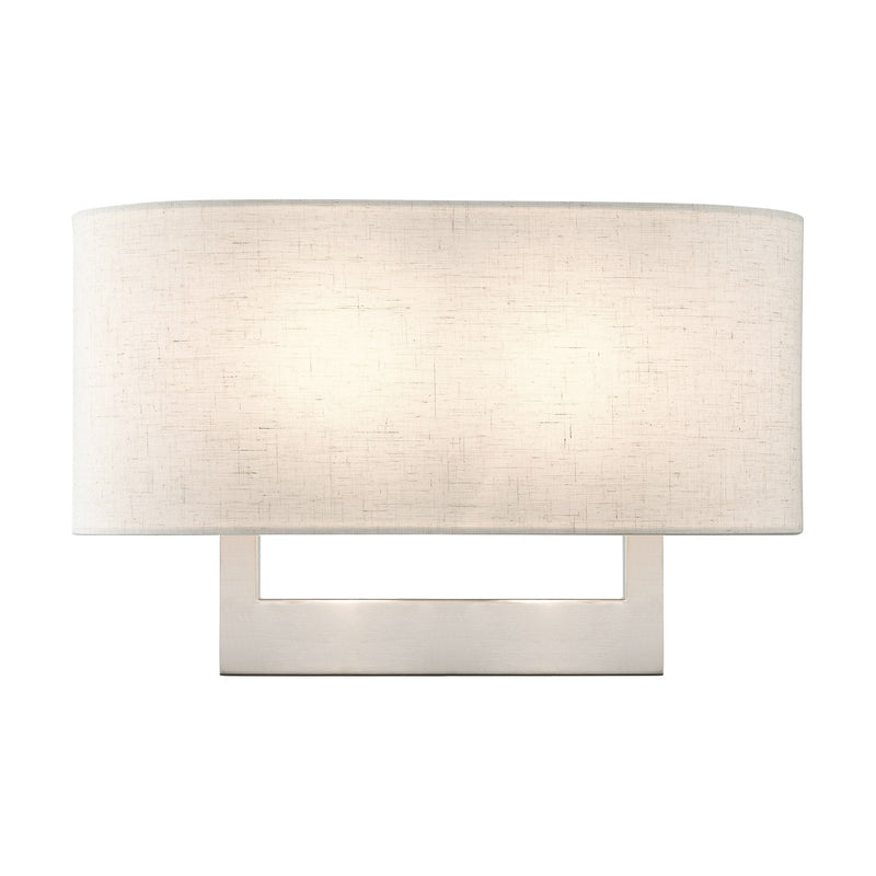 Ada 2-Light Large ADA Wall Sconce in Brushed Nickel