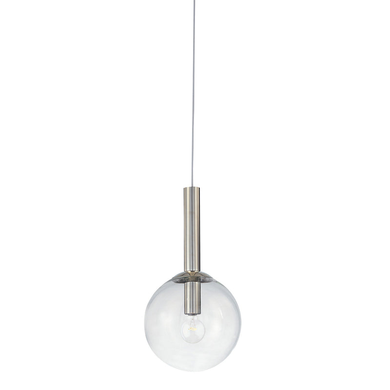 Bubbles 12 Inch 1-Light Pendant in Polished Nickel