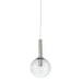 Bubbles 12 Inch 1-Light Pendant in Polished Nickel