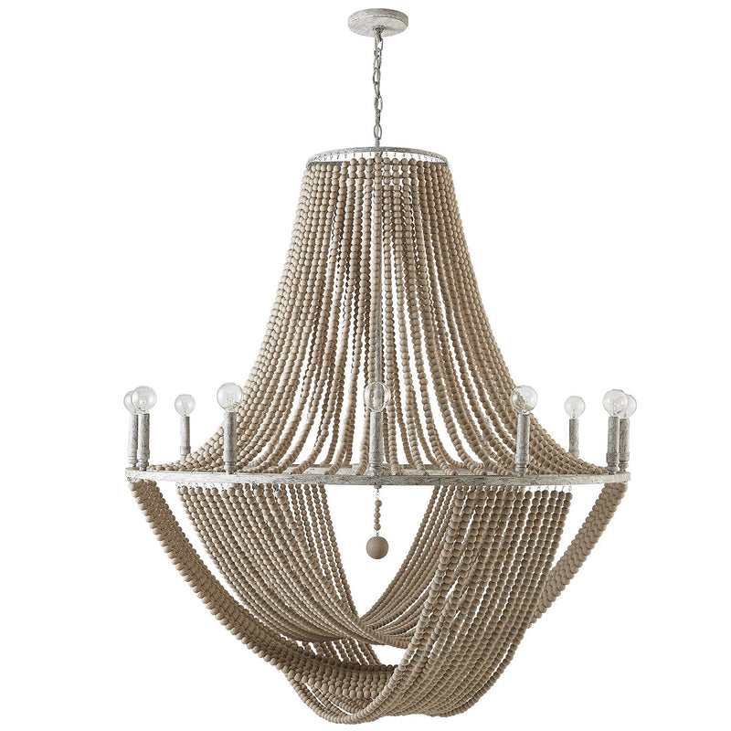 Kayla 12-Light Chandelier in Mystic Sand