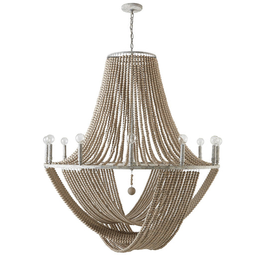 Kayla 12-Light Chandelier in Mystic Sand