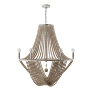 Kayla 6-Light Chandelier in Mystic Sand