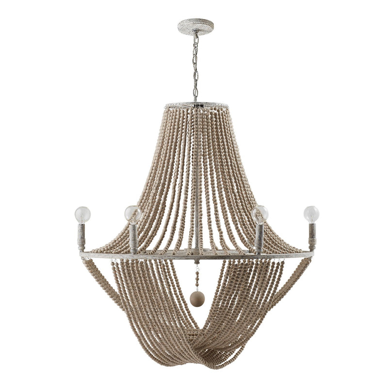 Kayla 6-Light Chandelier in Mystic Sand