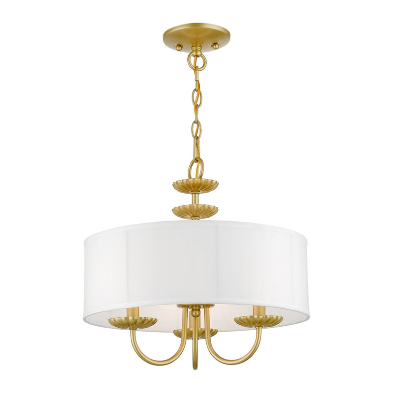 Brookdale 3-Light Mini Chandelier in Soft Gold