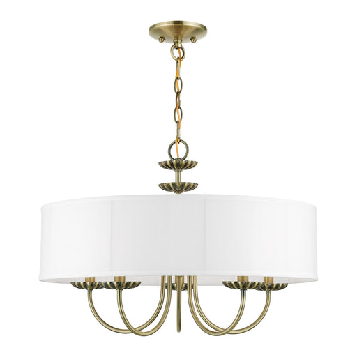Brookdale 5-Light Chandelier in Antique Brass