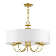 Brookdale 5-Light Chandelier in Soft Gold