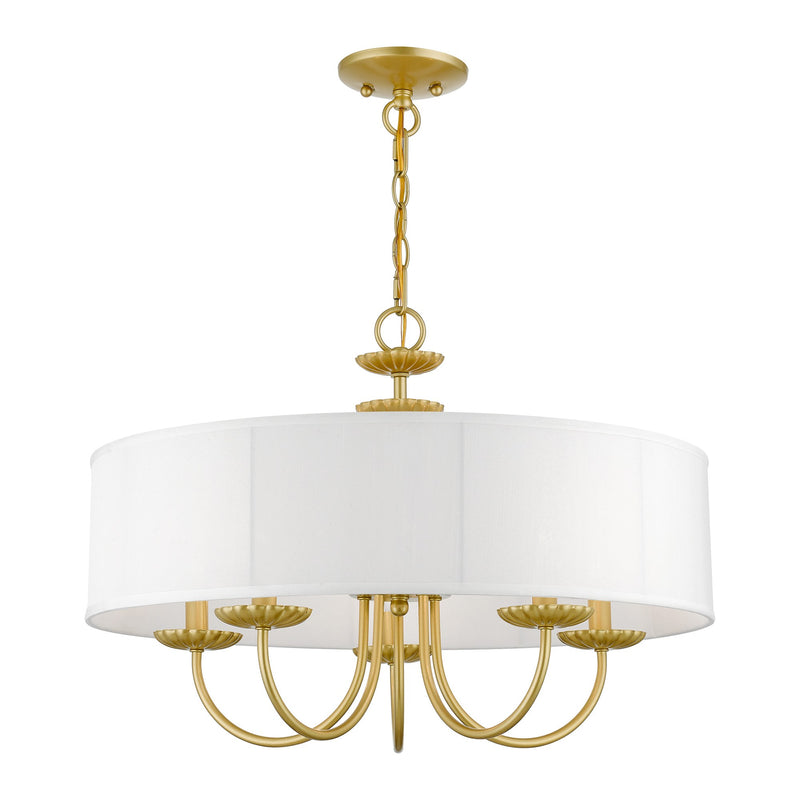 Brookdale 5-Light Chandelier in Soft Gold