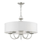 Brookdale 5-Light Chandelier in Brushed Nickel