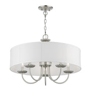Brookdale 5-Light Chandelier in Brushed Nickel