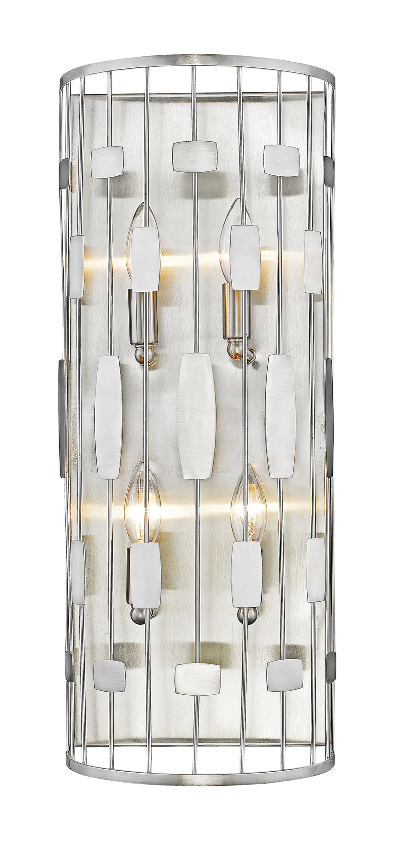 Almet 4 Light 9.25" Wall Sconce in Brushed Nickel