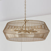 Kaiya 6-Light Pendant in Matte Brass