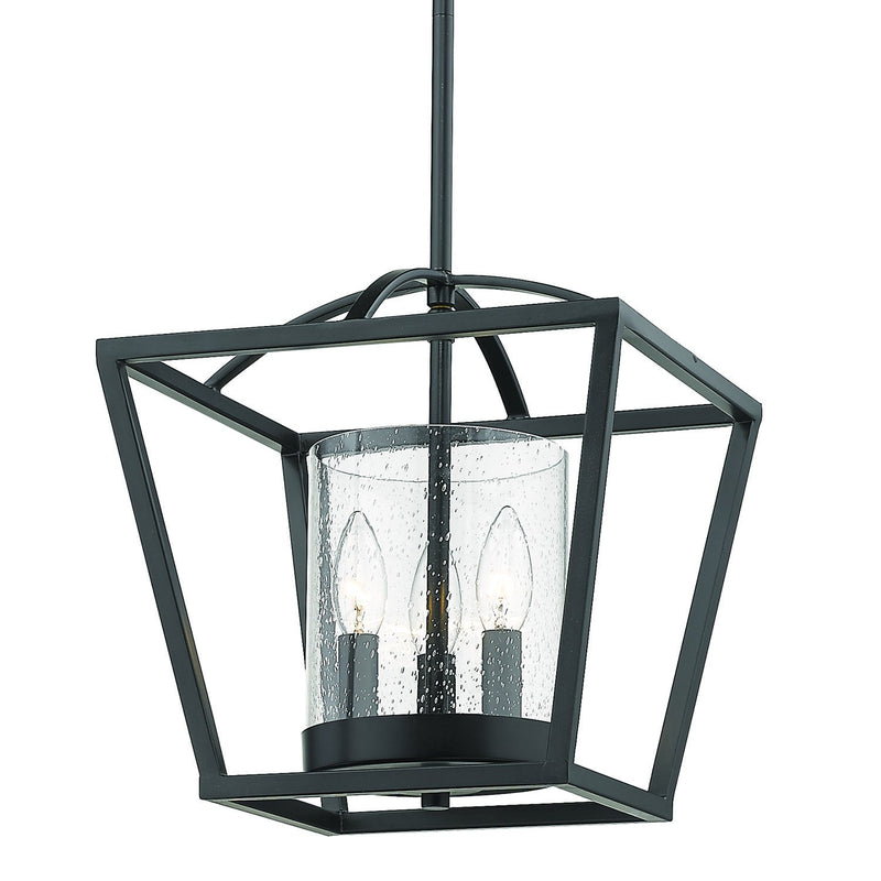 Mercer 3-Light Chandelier in Matte Black