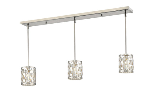 Almet 1 Light 48" Linear Pendant in Brushed Nickel