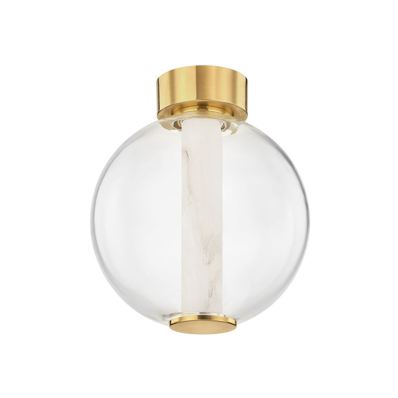 Pietra Flush Mount in Vintage Brass