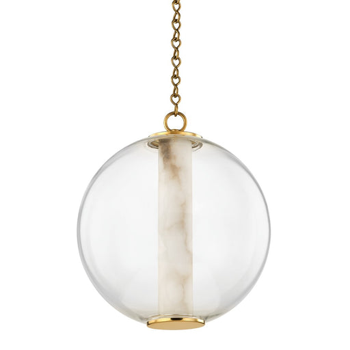 Pietra Medium Pendant in Vintage Brass