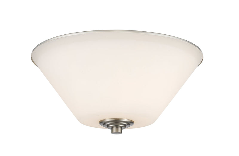 Jarra 2 Light 13" Flush Mount in Brushed Nickel