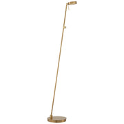George's Reading Room Boom Arm LED Floor Lamp in Honey Gold