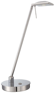 George's Reading Room 19" Boom Arm LED Desk Lamp in Chrome