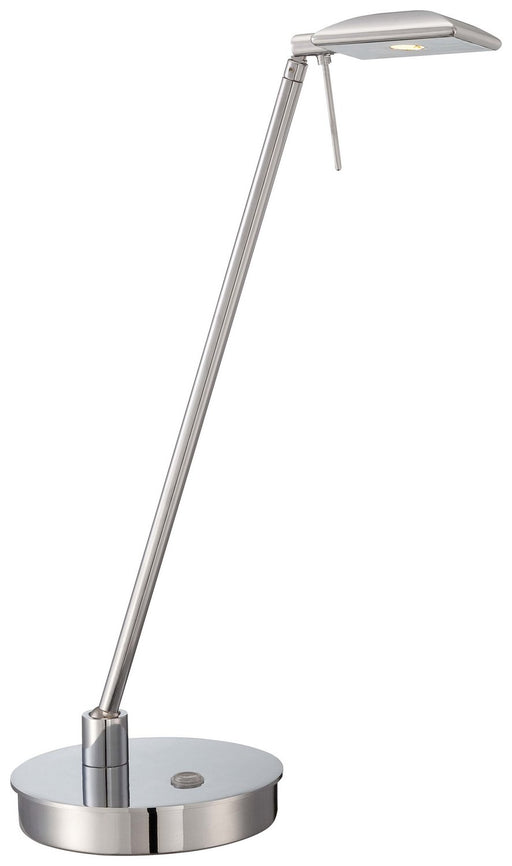 George's Reading Room 19" Boom Arm LED Desk Lamp in Chrome