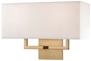 2-Light Wall Sconce in Honey Gold - Lamps Expo