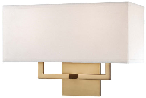 2-Light Wall Sconce in Honey Gold - Lamps Expo