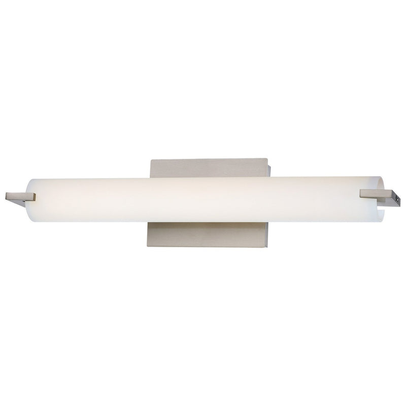 Tube 20.5" Bath Vanity Light in Brushed Nickel
