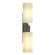 Ondrian 2 Light Sconce in Dark Smoke - 207801-SKT-07-GG0351 by Hubbardton Forge