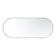 Capsule 24" x 60" Oval Wall Mirror in Chrome