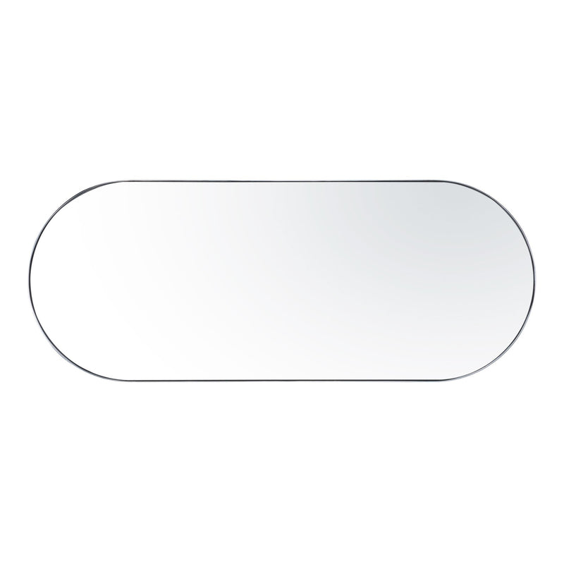 Capsule 24" x 60" Oval Wall Mirror in Chrome