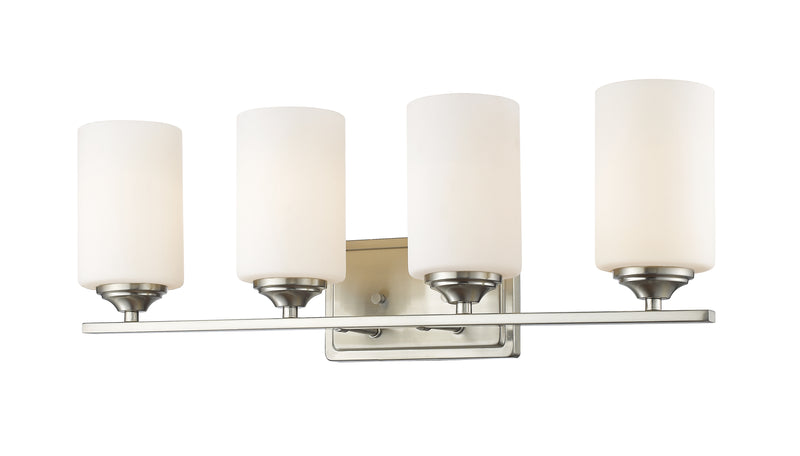 Bordeaux 4 Light 24" Vanity in Brushed Nickel