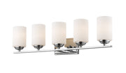Bordeaux 5 Light 30.75" Vanity in Chrome