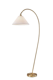 Delaney 72" Arc Floor Lamp in Antique Brass