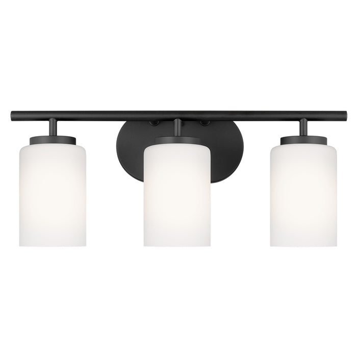 Oslo Three Light Wall / Bath in Midnight Black