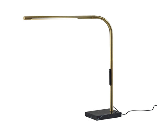 Cullen LED Desk Lamp in Antique Brass