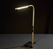 Cullen LED Desk Lamp in Antique Brass
