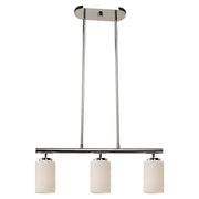 Oslo 3-Light Linear Pendant in Chrome
