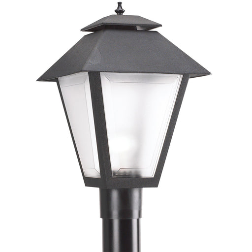 Polycarbonate Outdoor 18" Outdoor Post Light in Black