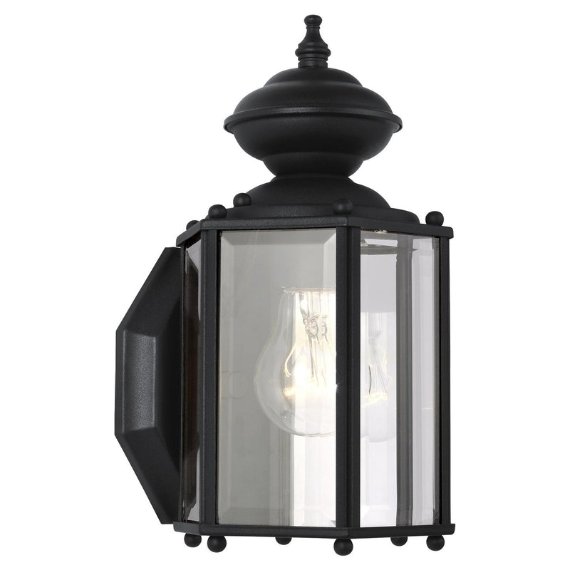 Classico 10.5" Outdoor Wall Lantern in Black
