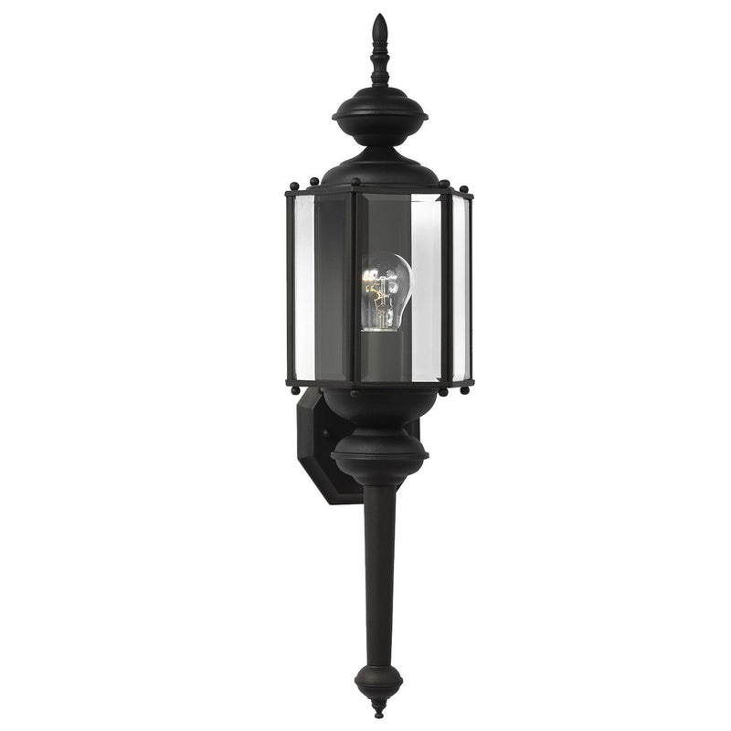 Classico 25.5" Outdoor Wall Lantern in Black