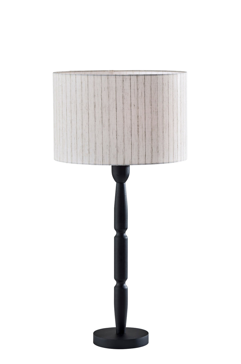Nigel Table Lamp in Black Wood